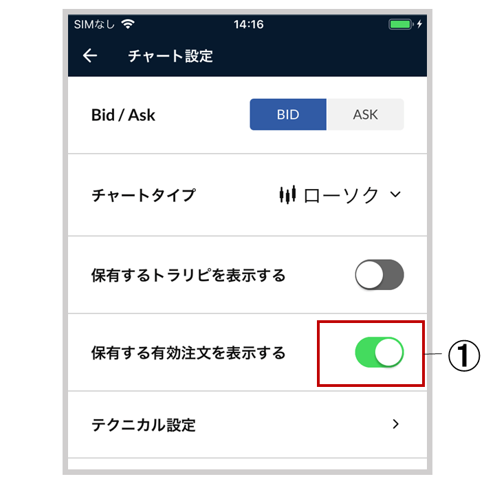 保有する有効注文を表示する-1