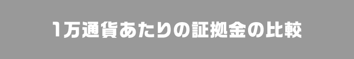 100pipsあたりで稼げる円換算収益の比較