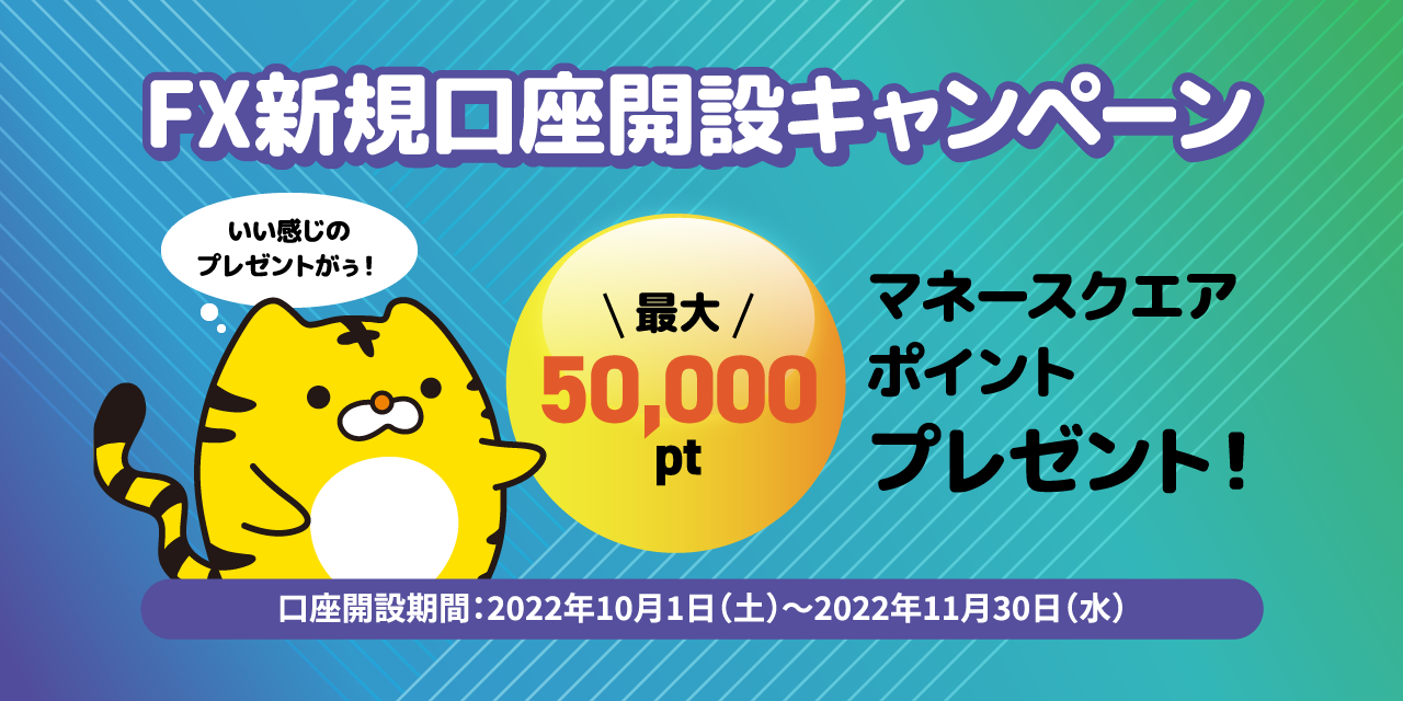 FX新規口座開設キャンペーン