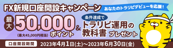 FX新規口座開設キャンペーン