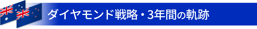 ダイヤモンド戦略・3年間の軌跡