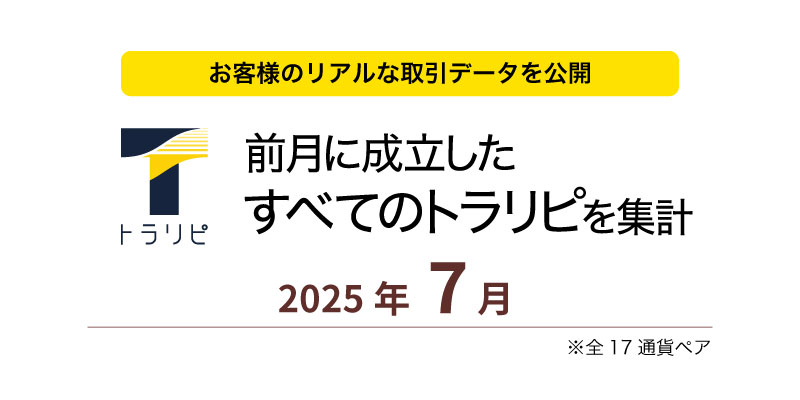 前月に成立したすべてのトラリピを集計