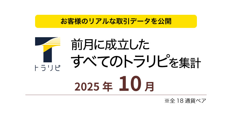 前月に成立したすべてのトラリピを集計