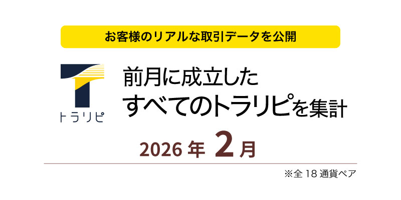 前月に成立したすべてのトラリピを集計
