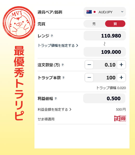 最優秀トラリピ