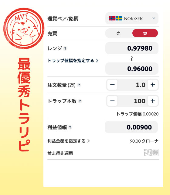 最優秀トラリピ